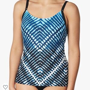 Calvin Klein Women's Over The Shoulder Tankini Swimsuit